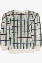 Vintage Grid Knit Ruffian Sweater (1980s)