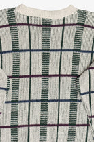 Vintage Grid Knit Ruffian Sweater (1980s)
