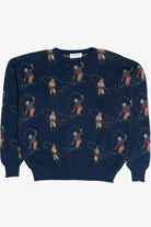 Vintage Fishing Graphic Crewneck Sweater (1980s)
