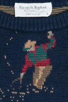 Vintage Fishing Graphic Crewneck Sweater (1980s)