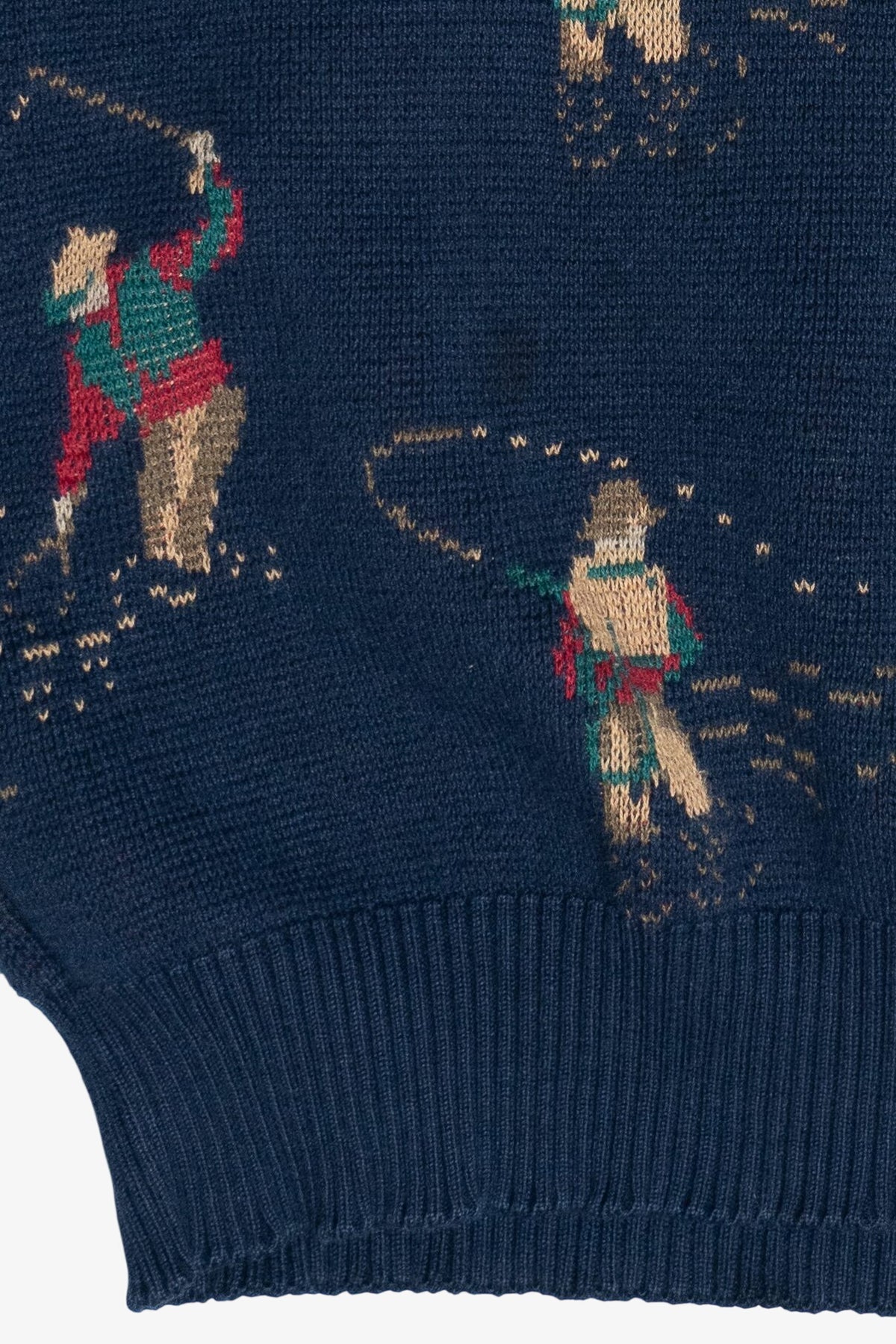 Vintage Fishing Graphic Crewneck Sweater (1980s)