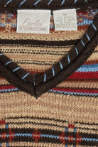 Vintage Fiorlini International Southwestern V-Neck Sweater (1990s)