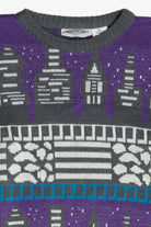 Vintage Andrew St. John City Skyline Sweater (1980s)