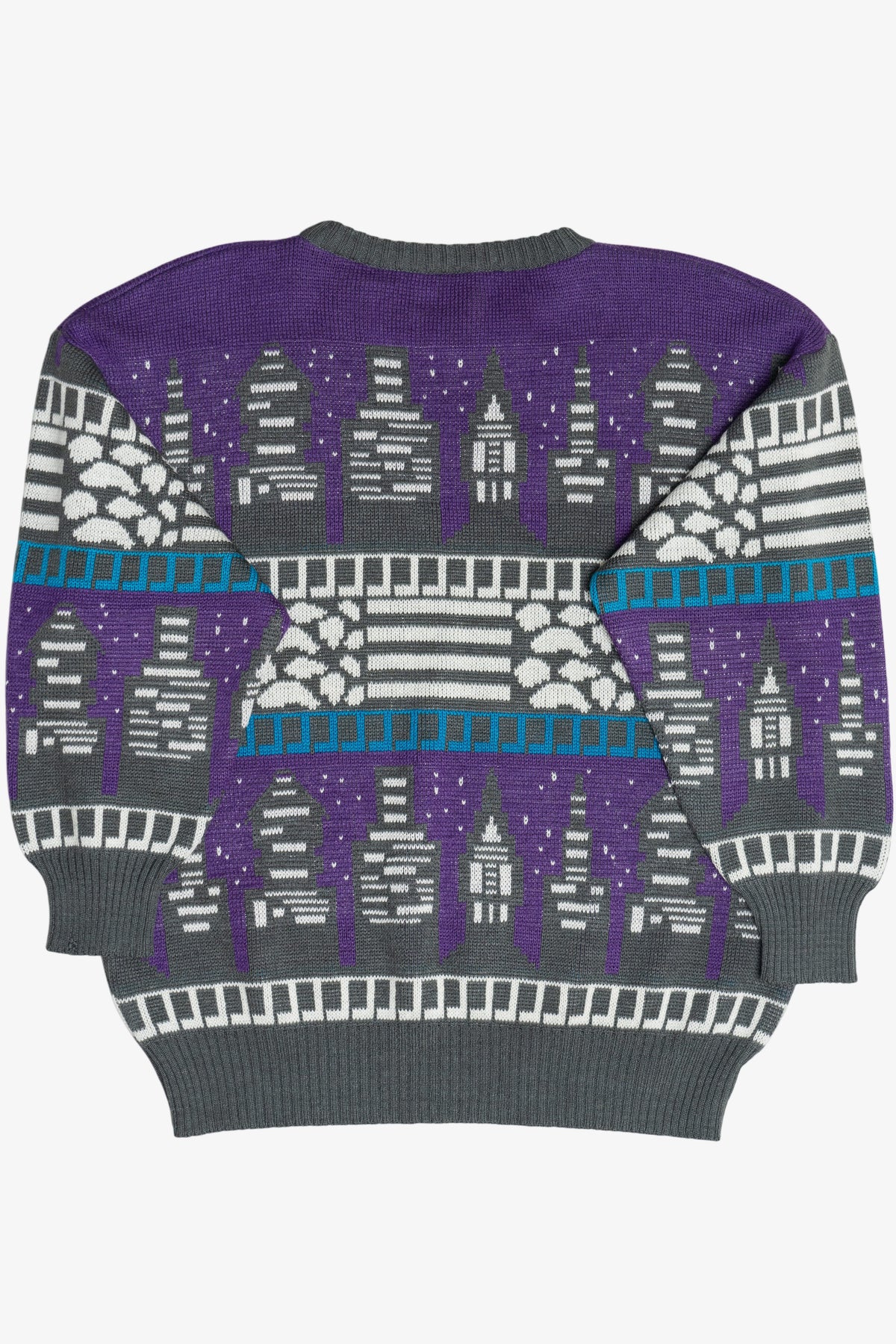 Vintage Andrew St. John City Skyline Sweater (1980s)