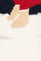 Vintage Navy Blue Liz Claiborne Scottie Dog In Snow Sweater (1990s)