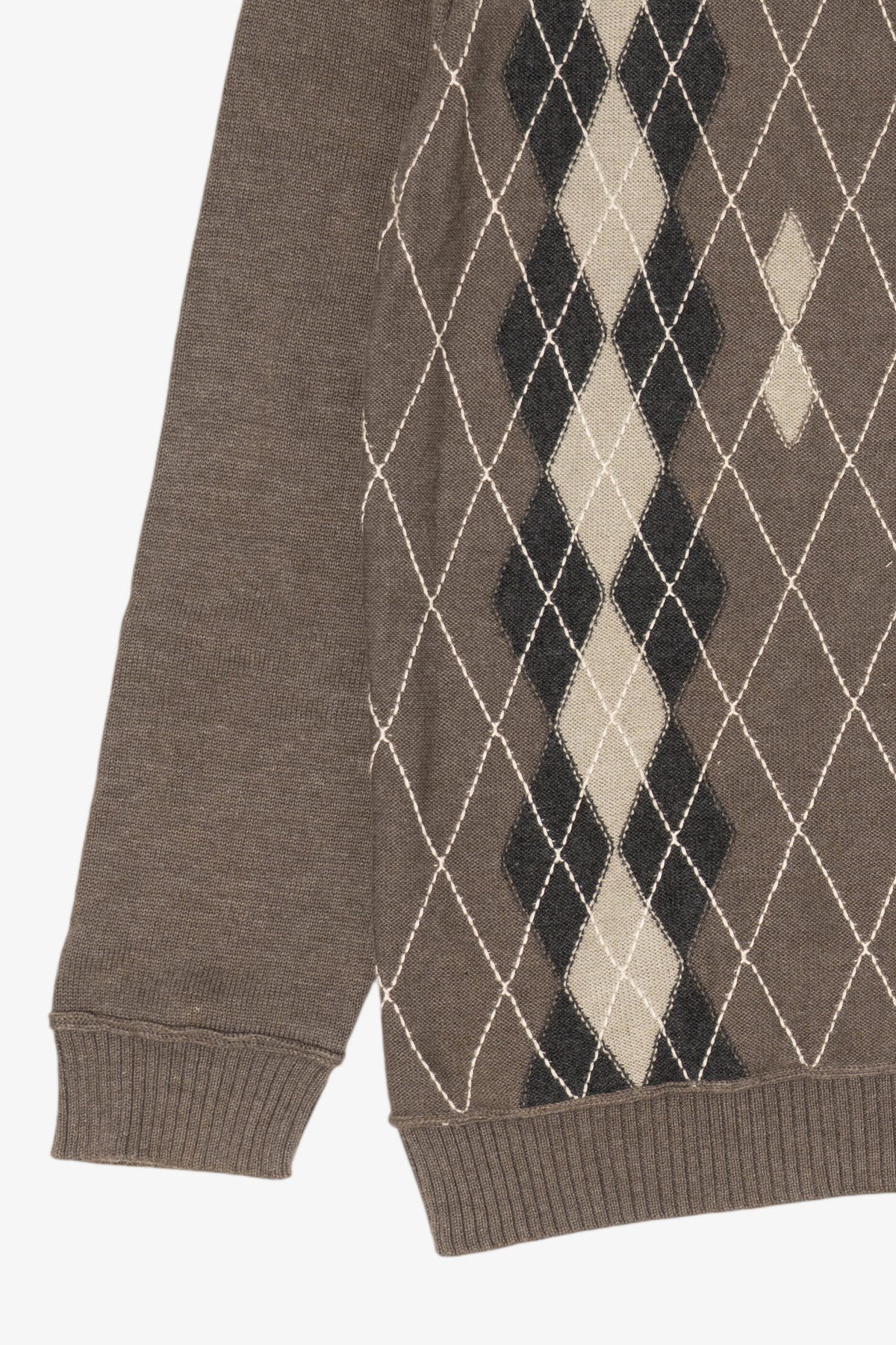 Brown BKE Argyle Sweater (2000s)