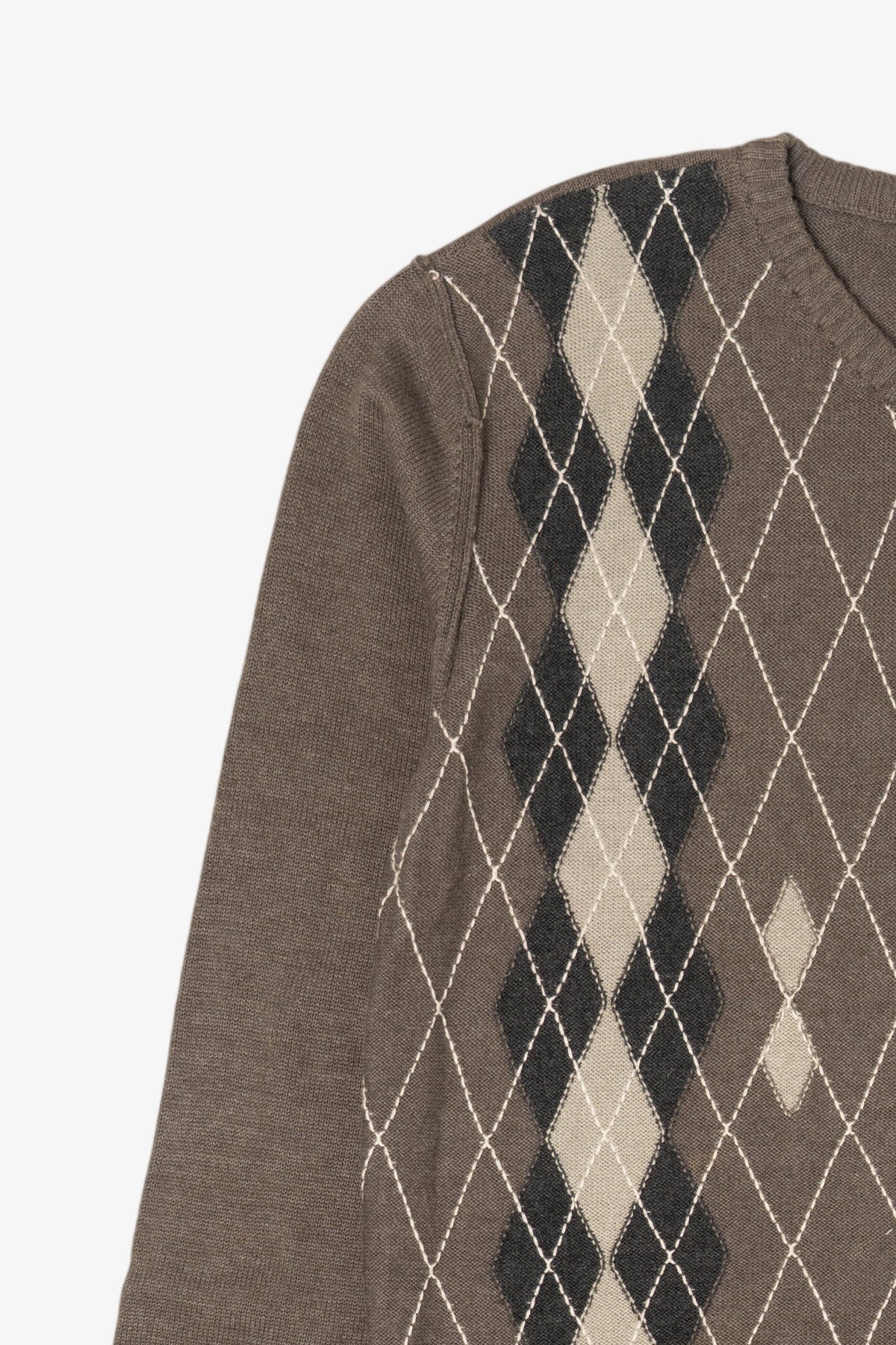 Brown BKE Argyle Sweater (2000s)