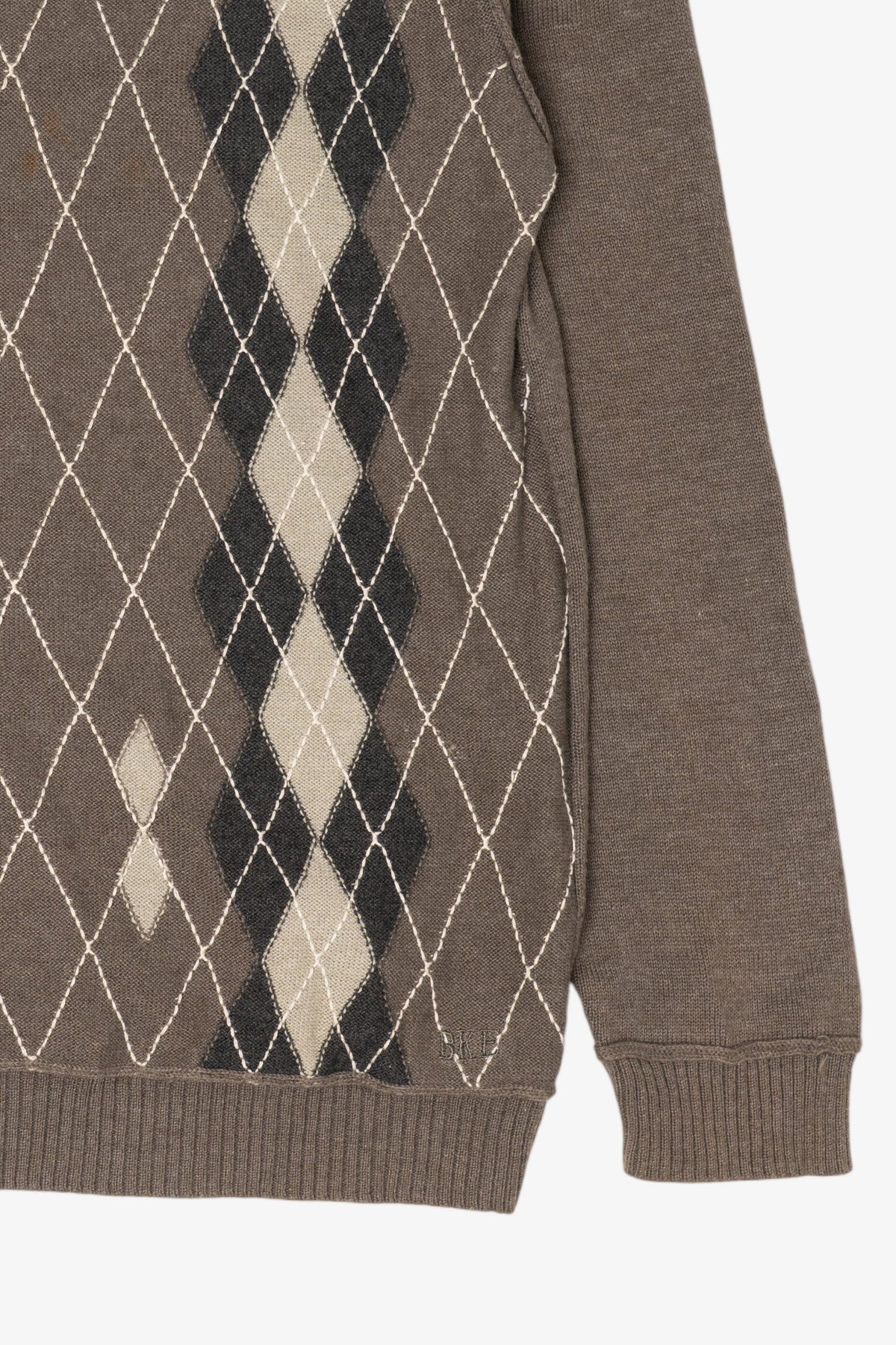Brown BKE Argyle Sweater (2000s)