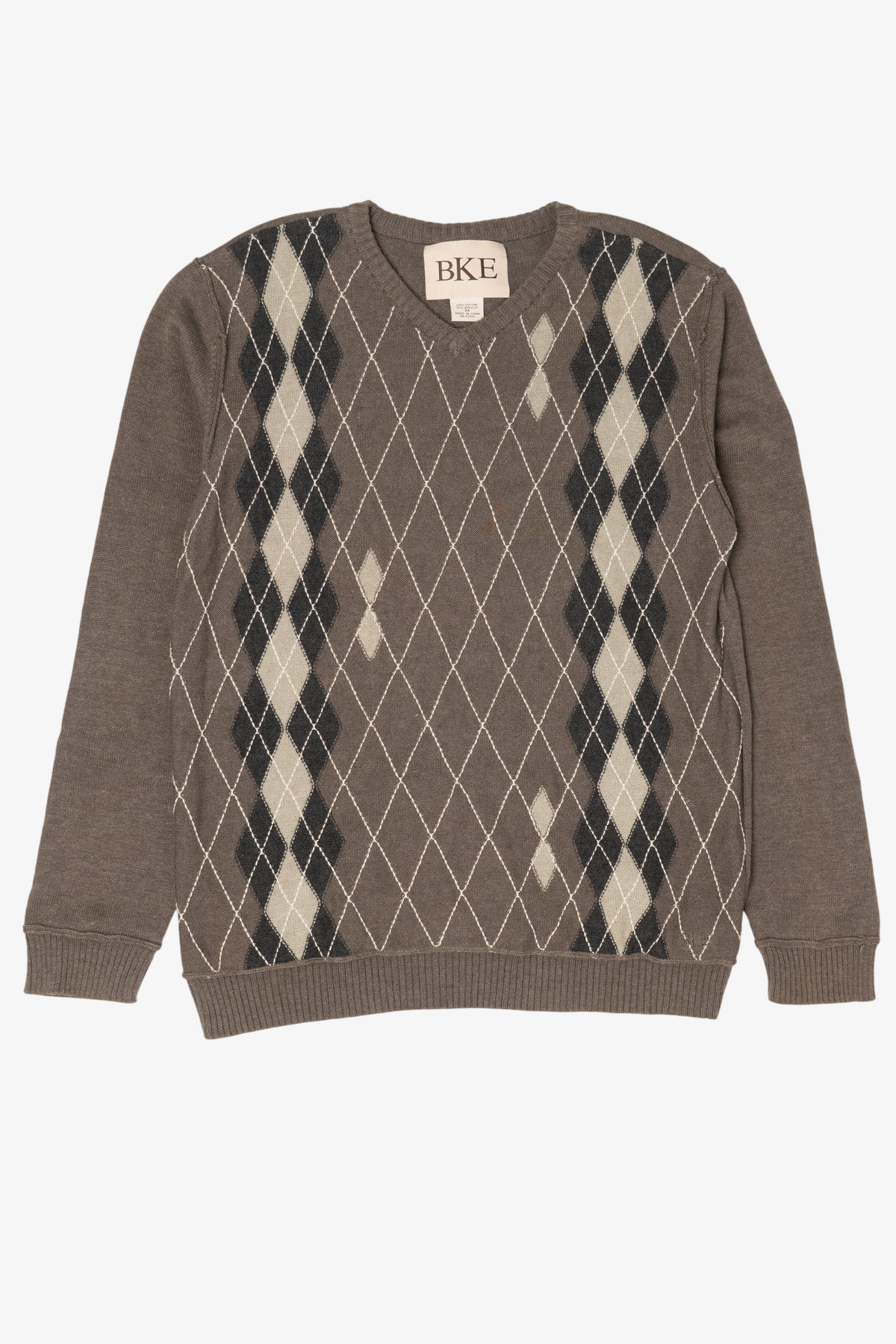 Brown BKE Argyle Sweater (2000s)