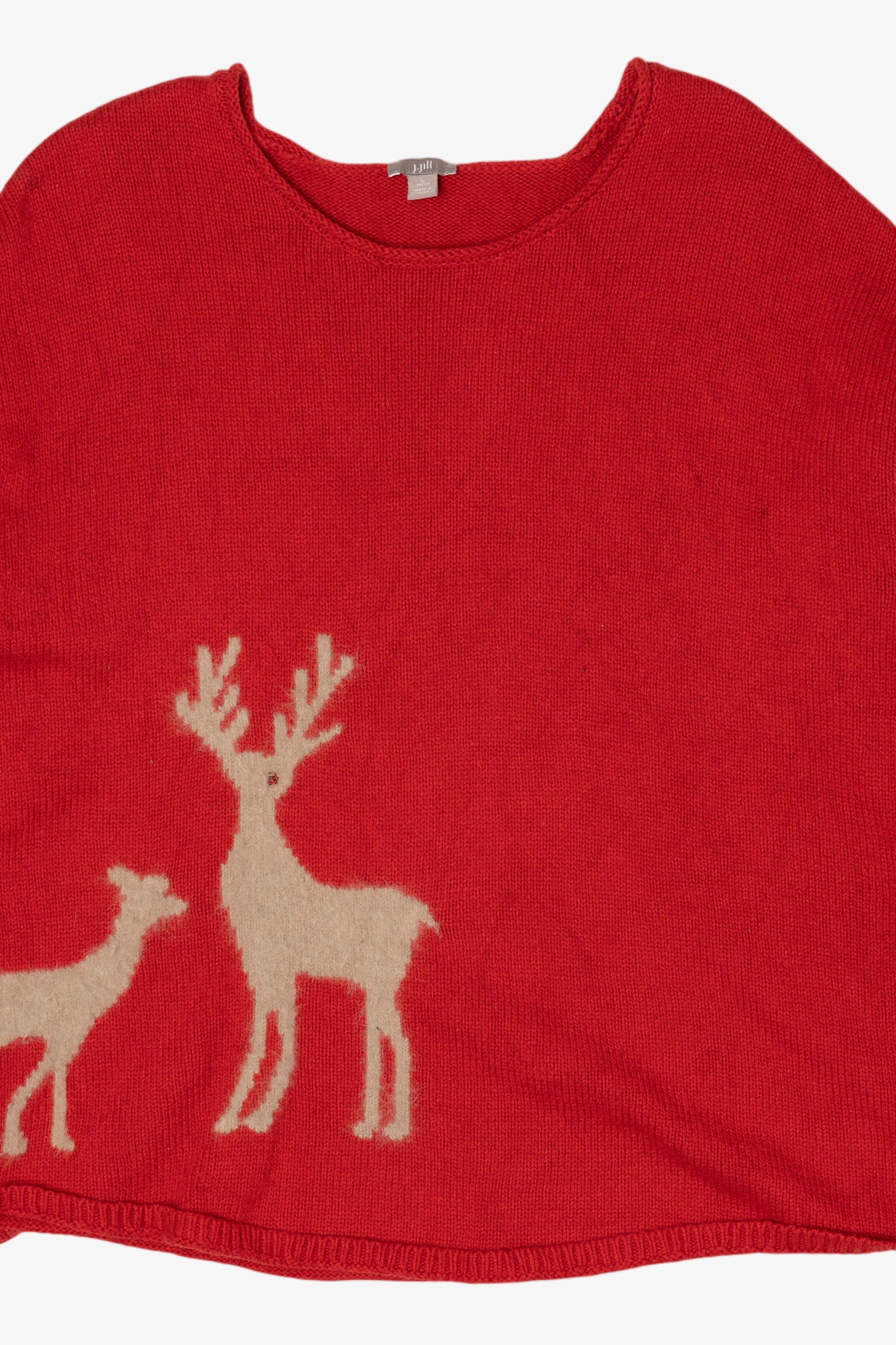 Vintage Red J.Jill Reindeer Sweater (2000s)