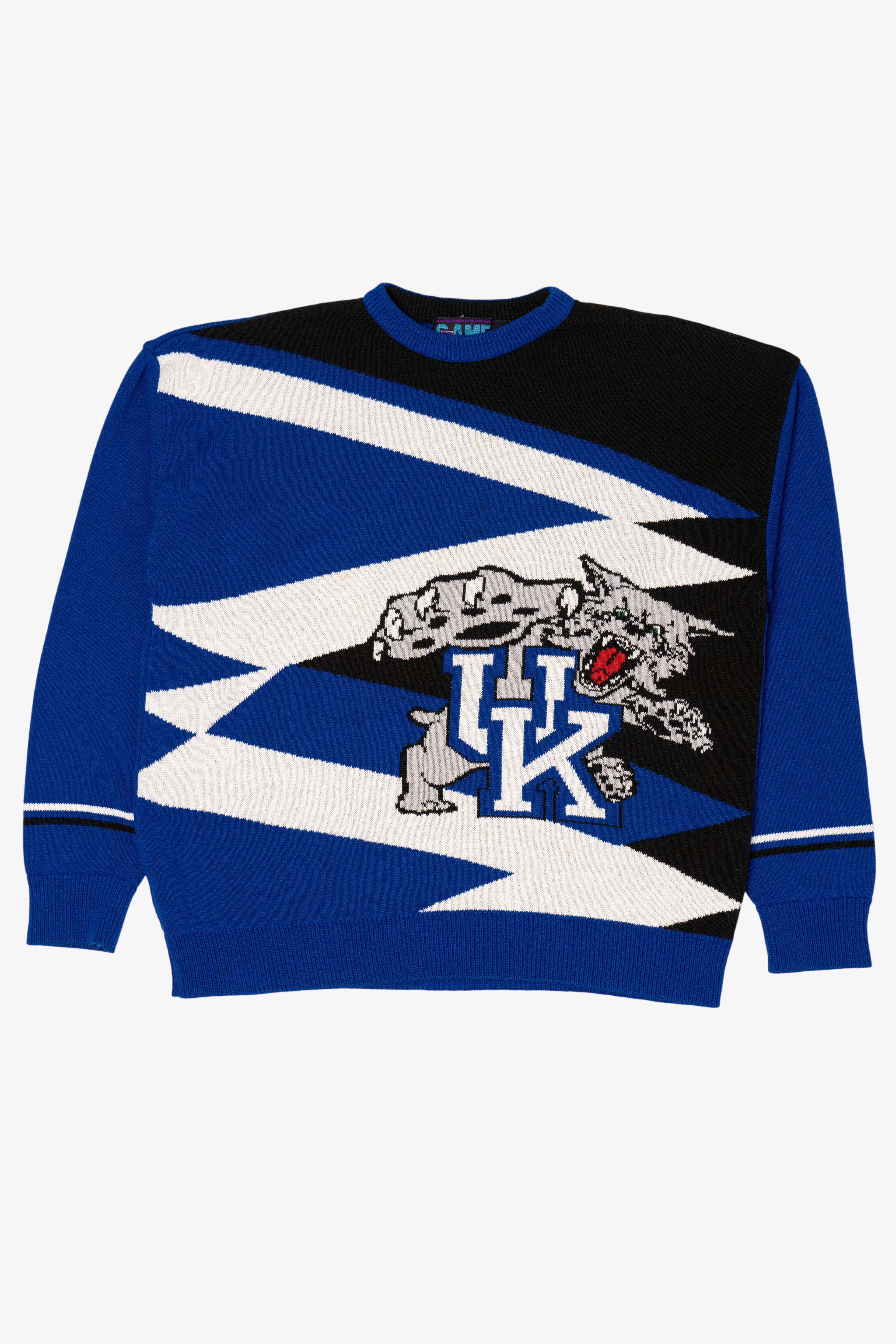 Vintage Blue University Of Kentucky Wildcats Sweater