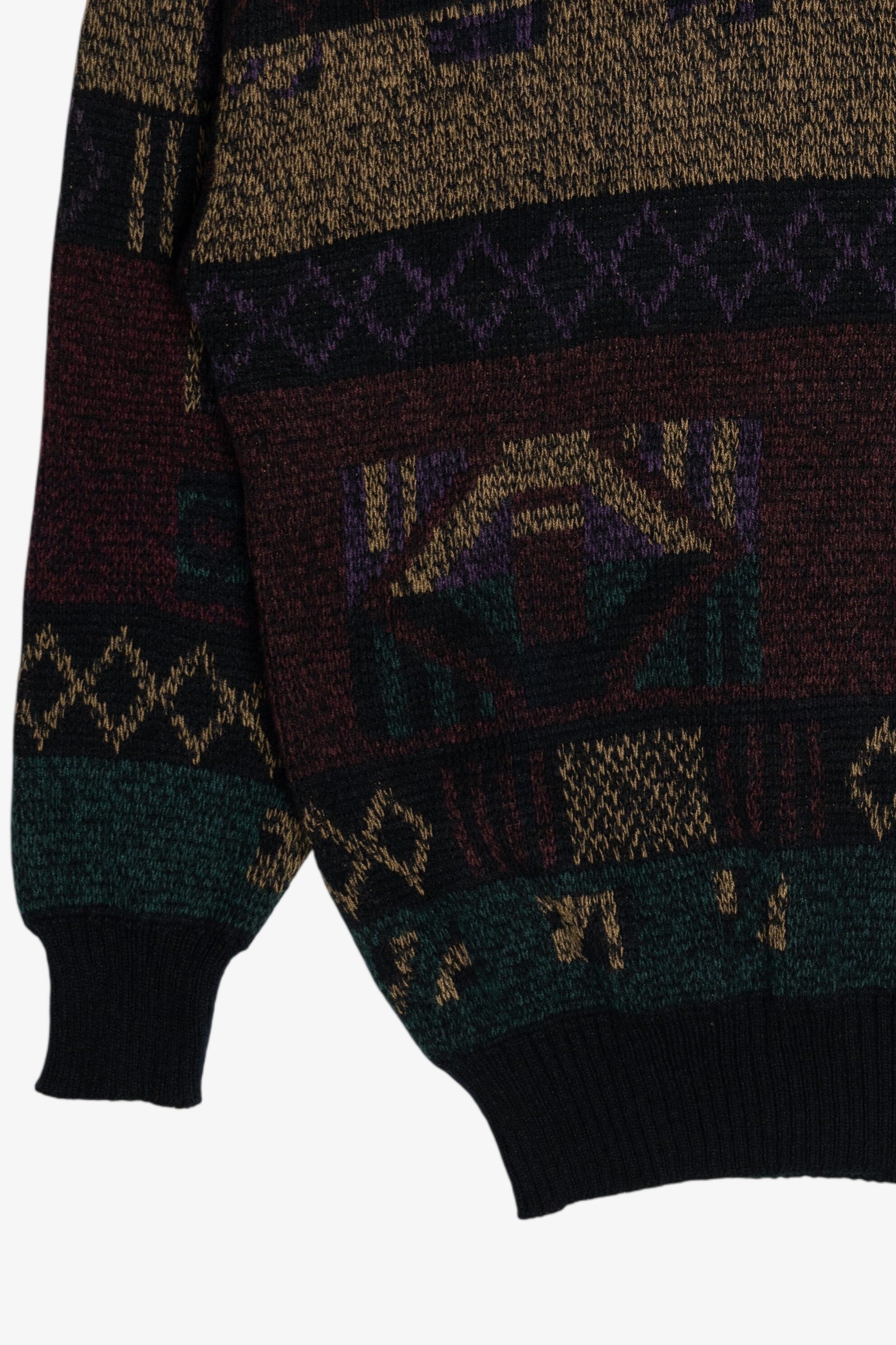 Vintage Sneaky Hexagon Emoji Michael Gerald Sweater (1980s)