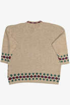 Vintage Rose Garden Ship N' Shore Sport 3/4 Sleeve Sweater (1980s)