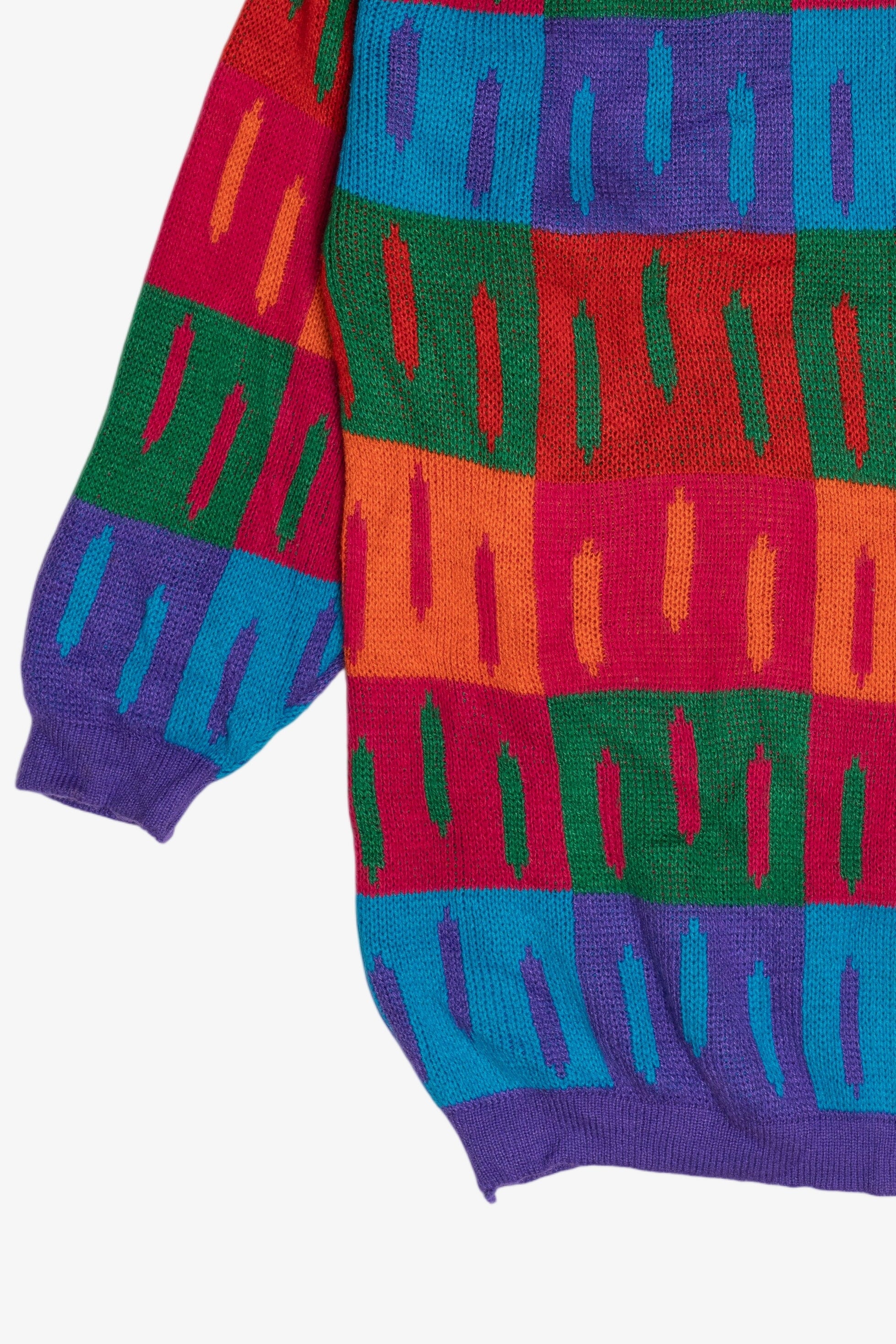Vintage Gitano Graphic Tunic Sweater (1980s)