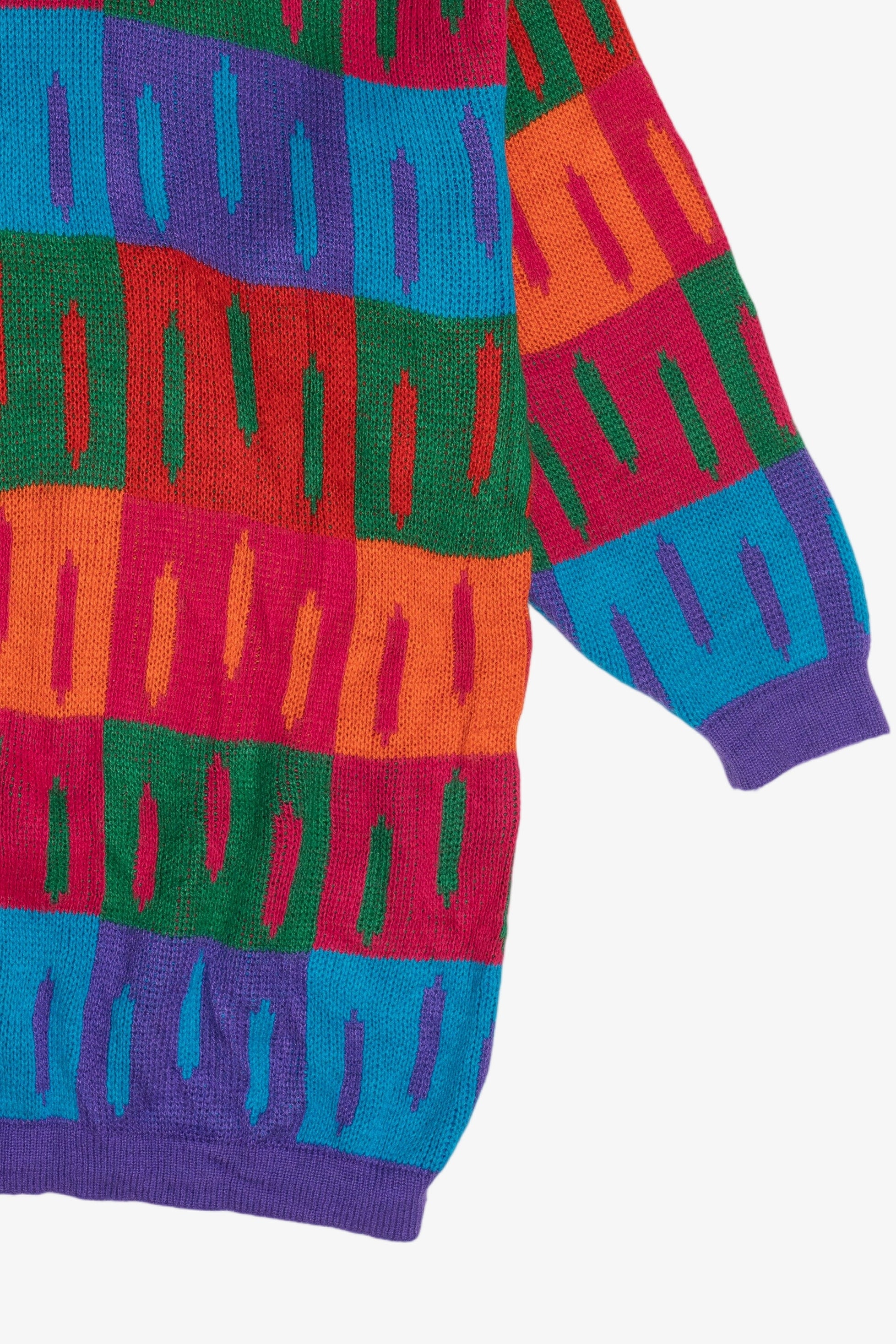 Vintage Gitano Graphic Tunic Sweater (1980s)