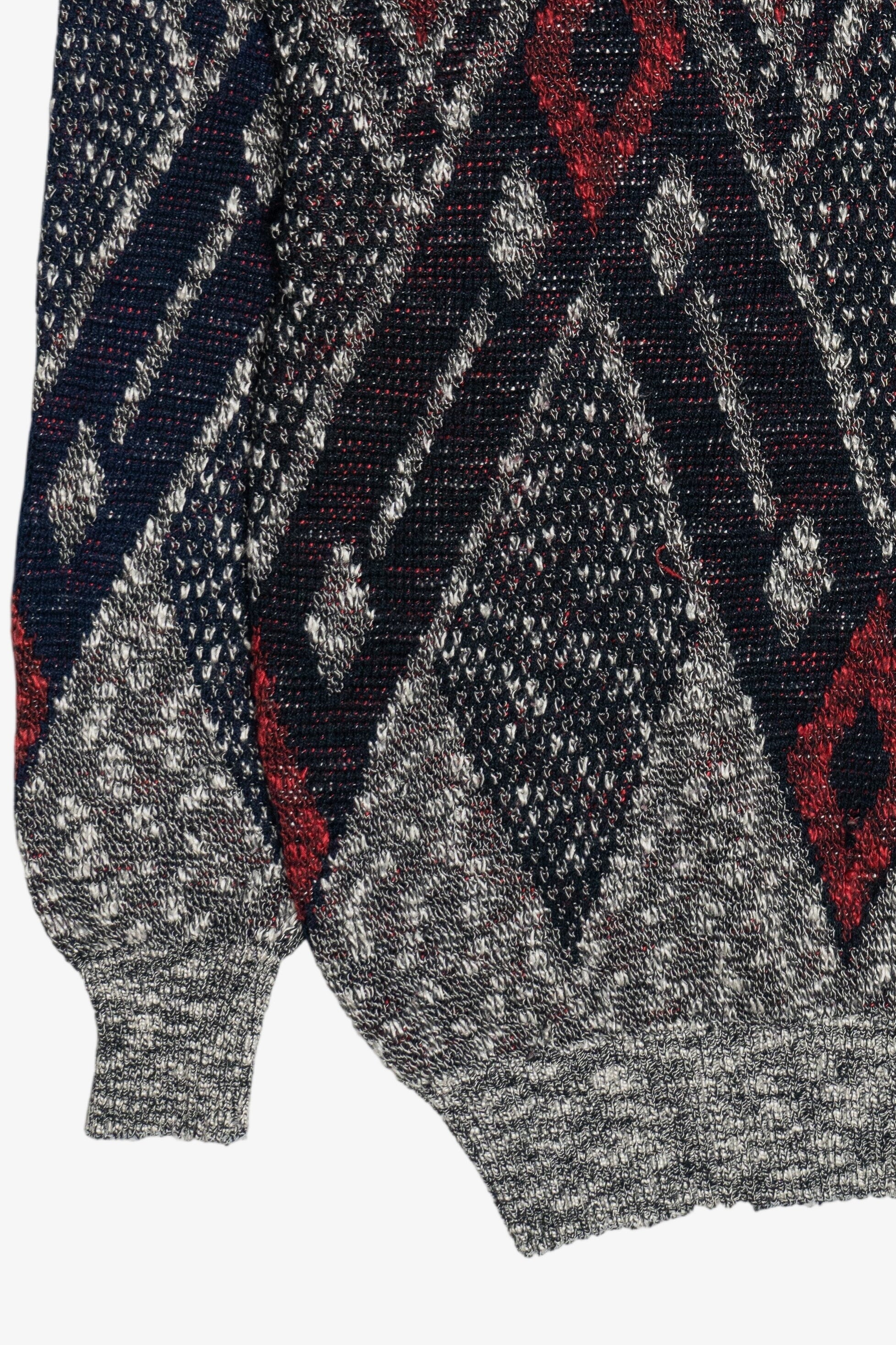 Vintage Red Diamond Argyle Sweater (1980s)