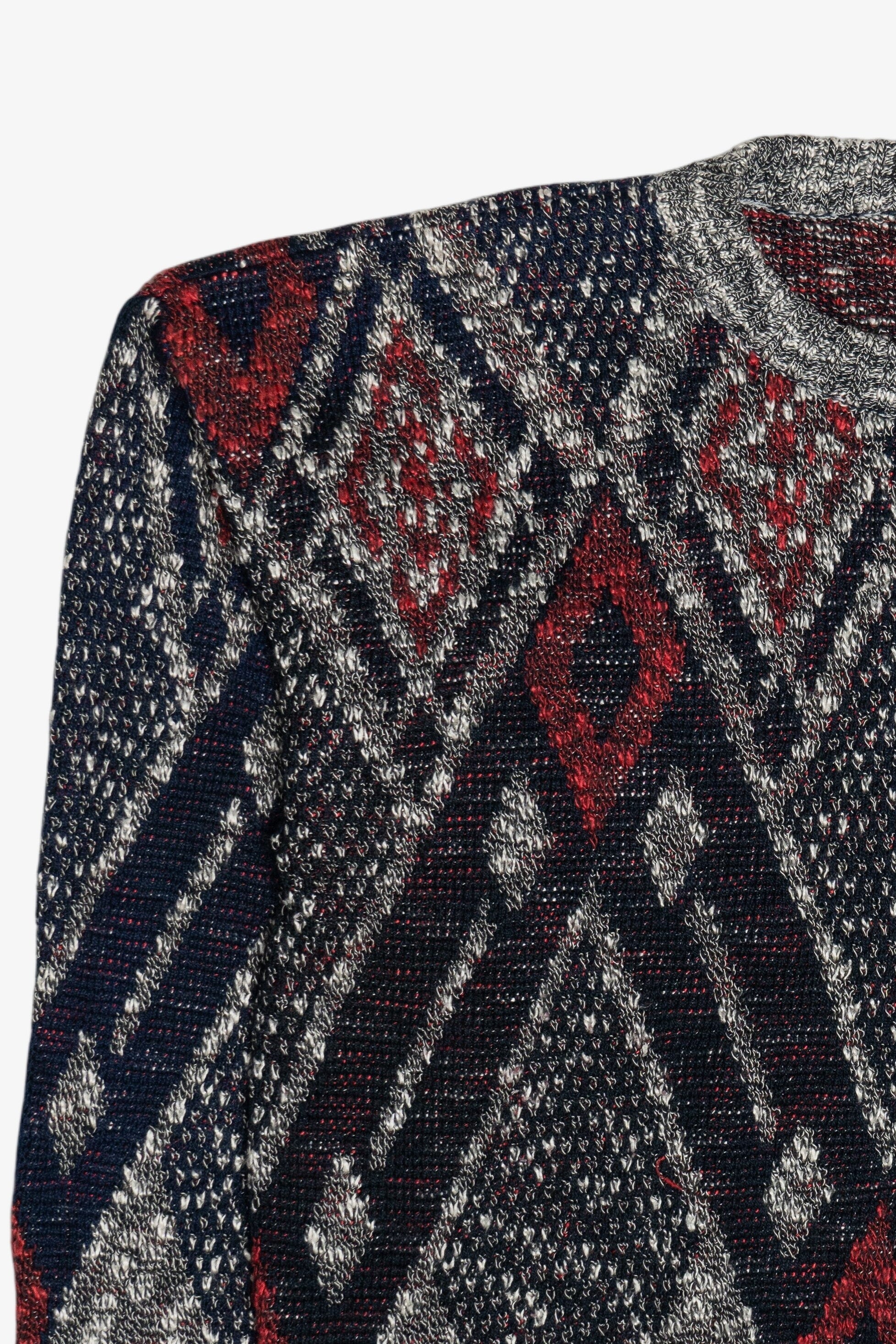 Vintage Red Diamond Argyle Sweater (1980s)