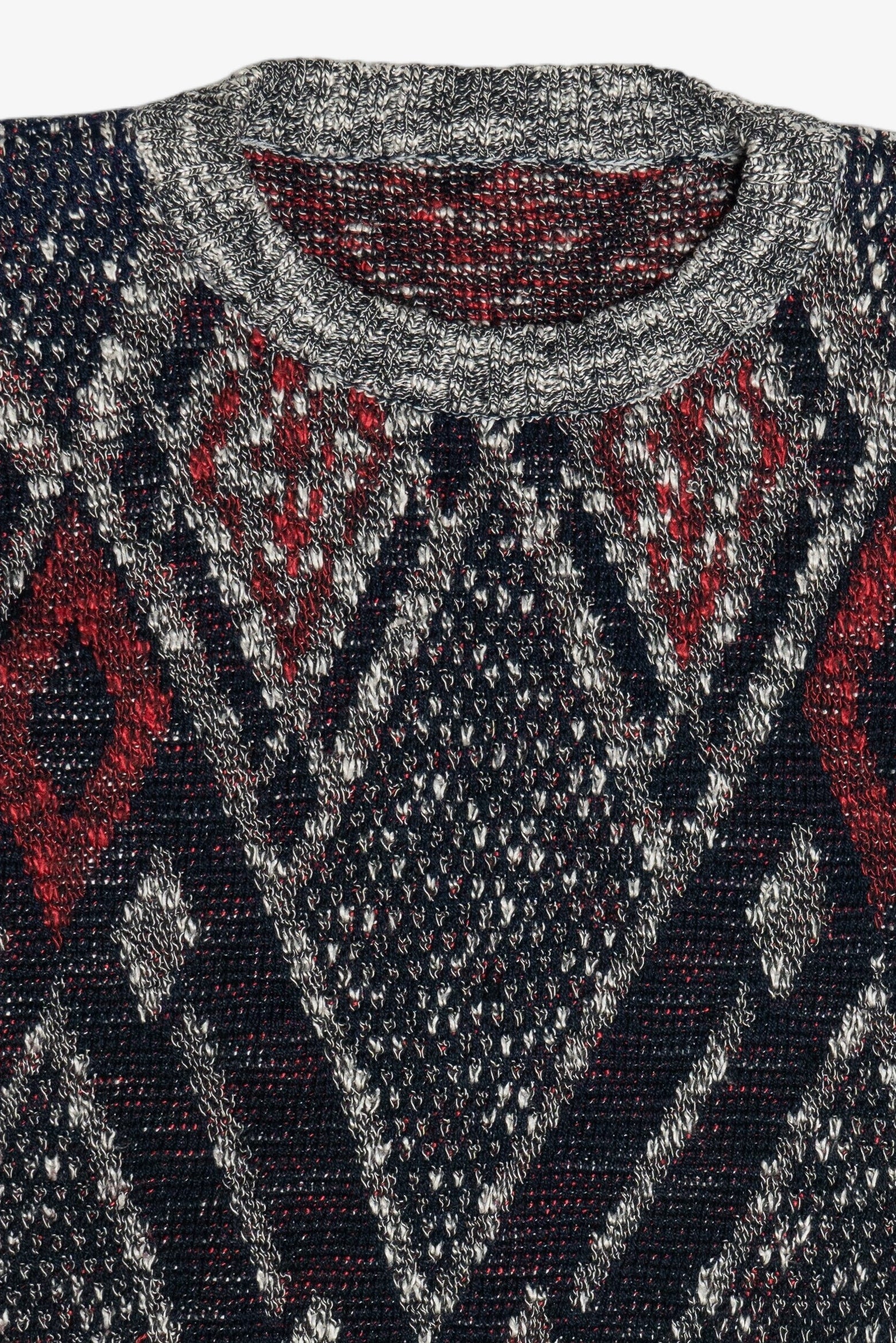 Vintage Red Diamond Argyle Sweater (1980s)