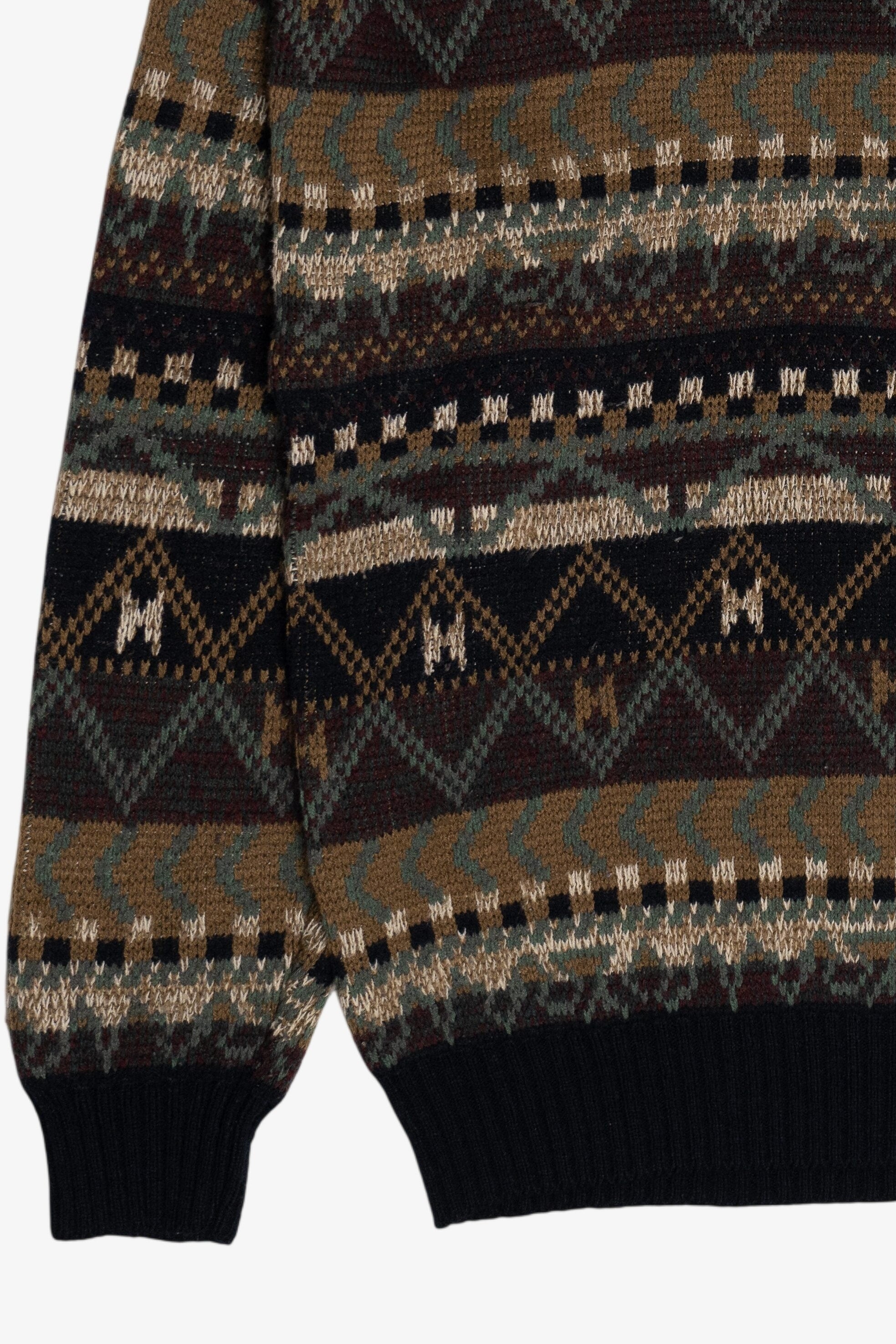 Vintage Design Crew Graphic Sweater (1980s)