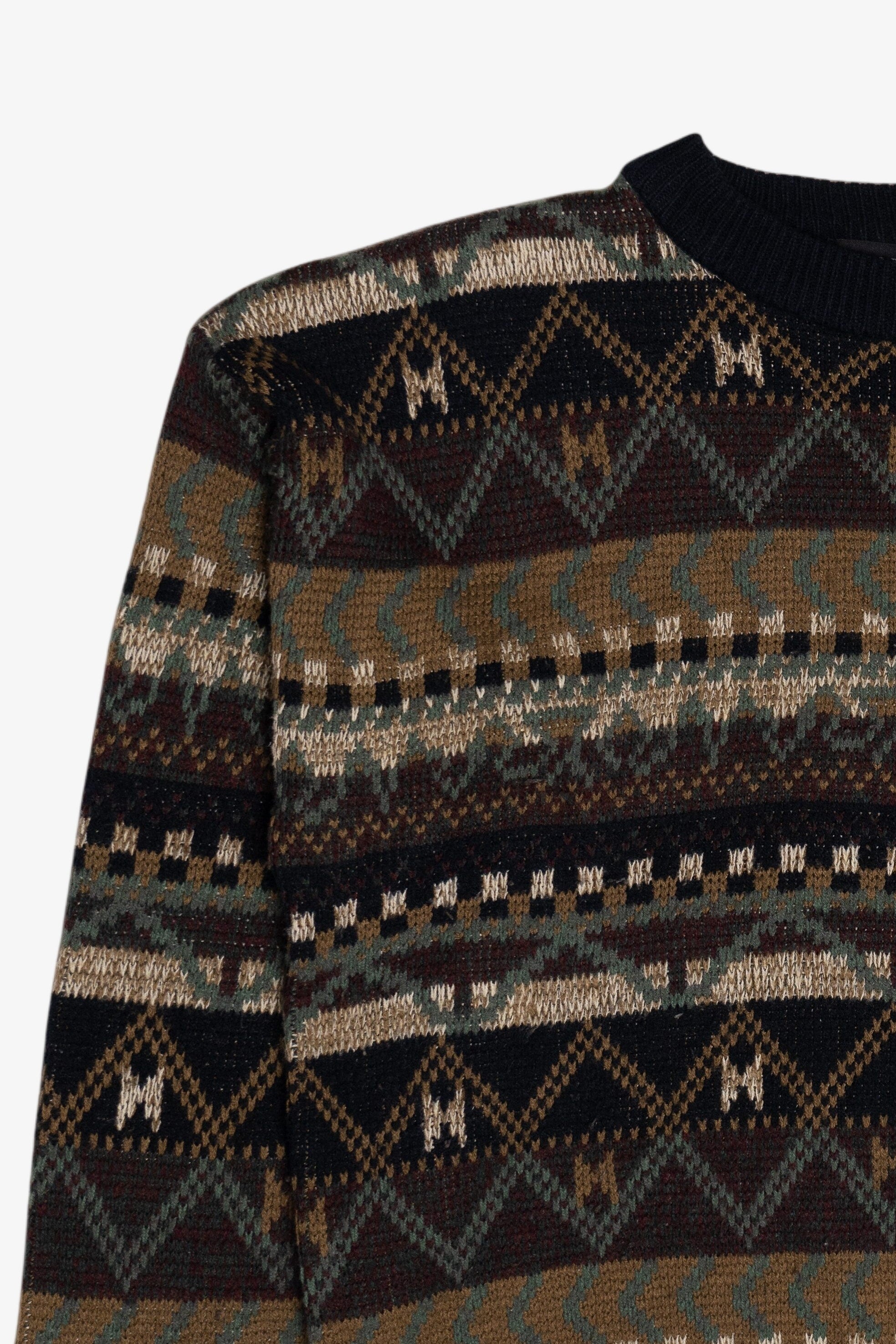 Vintage Design Crew Graphic Sweater (1980s)