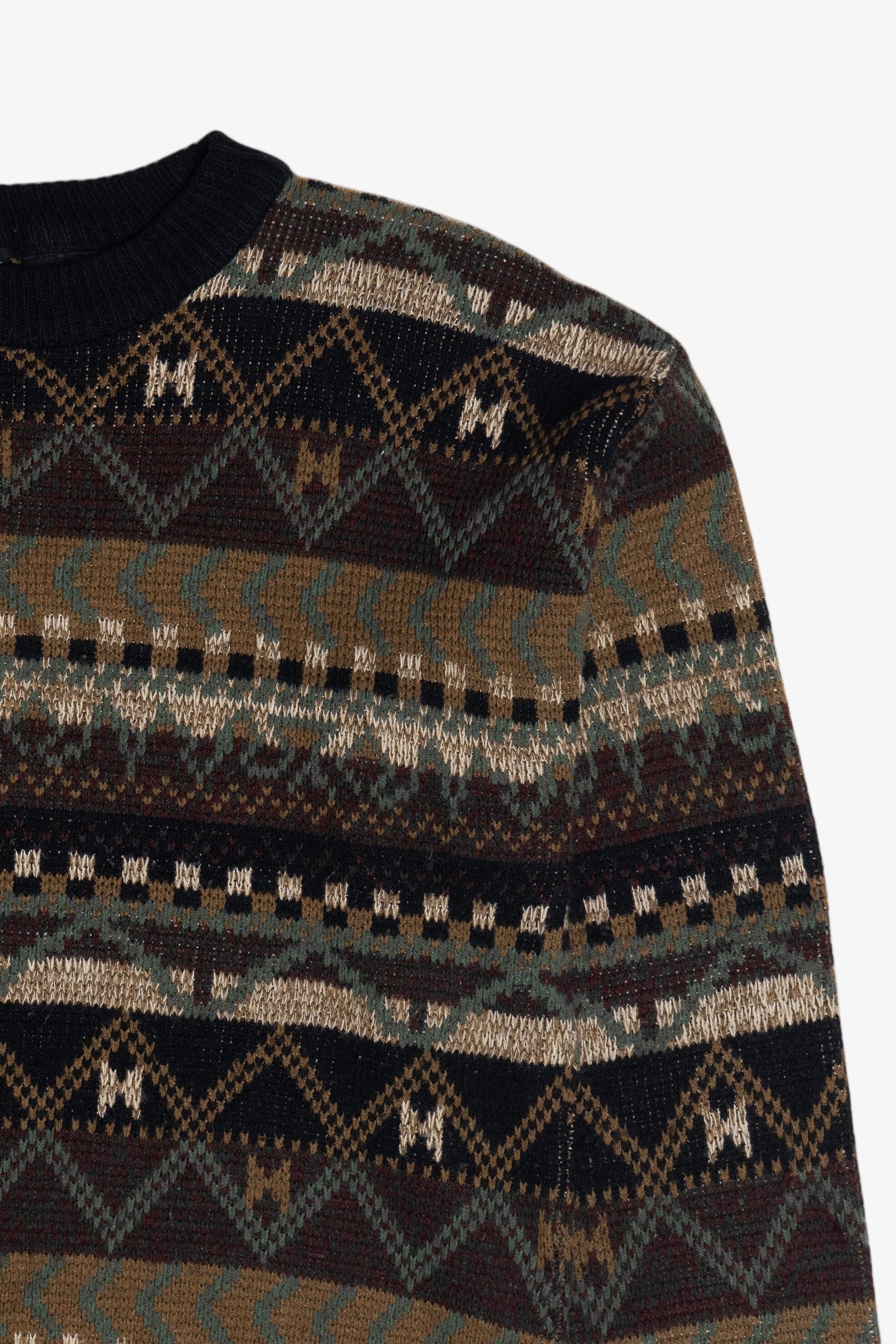 Vintage Design Crew Graphic Sweater (1980s)