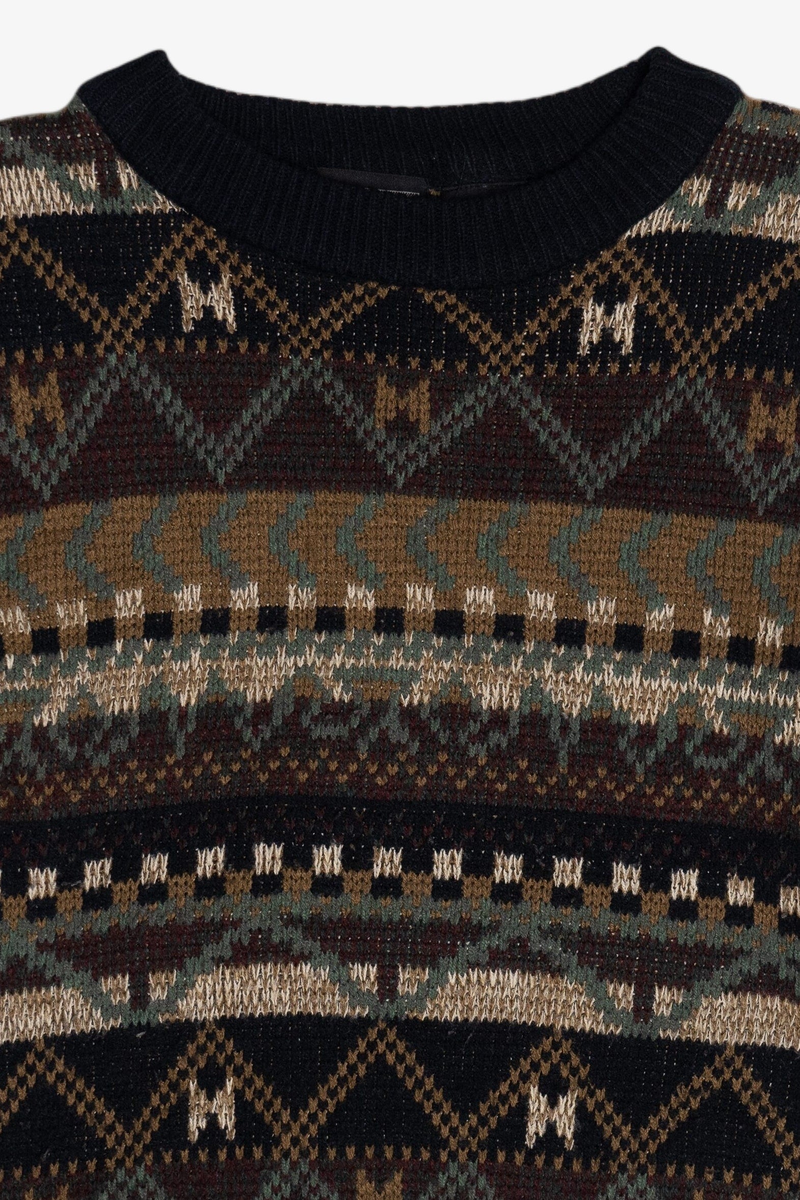 Vintage Design Crew Graphic Sweater (1980s)