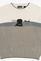 Vintage Black Labrador Embroidered Roundtree & Yorke Sweater (1990s)