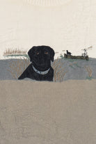 Vintage Black Labrador Embroidered Roundtree & Yorke Sweater (1990s)