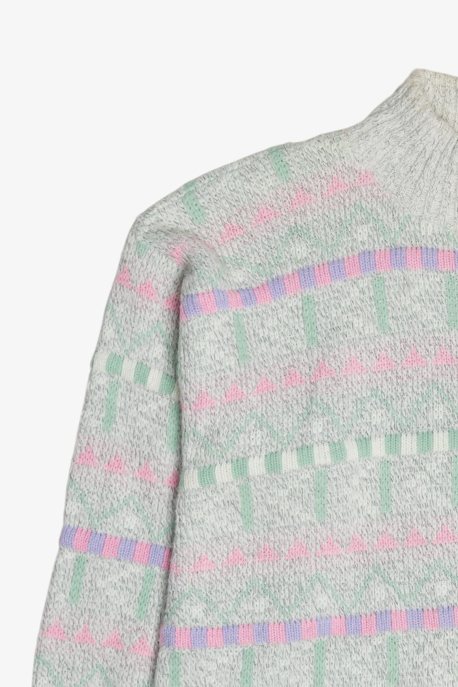 Vintage In Resource Pastel Turtleneck Sweater (1980s)