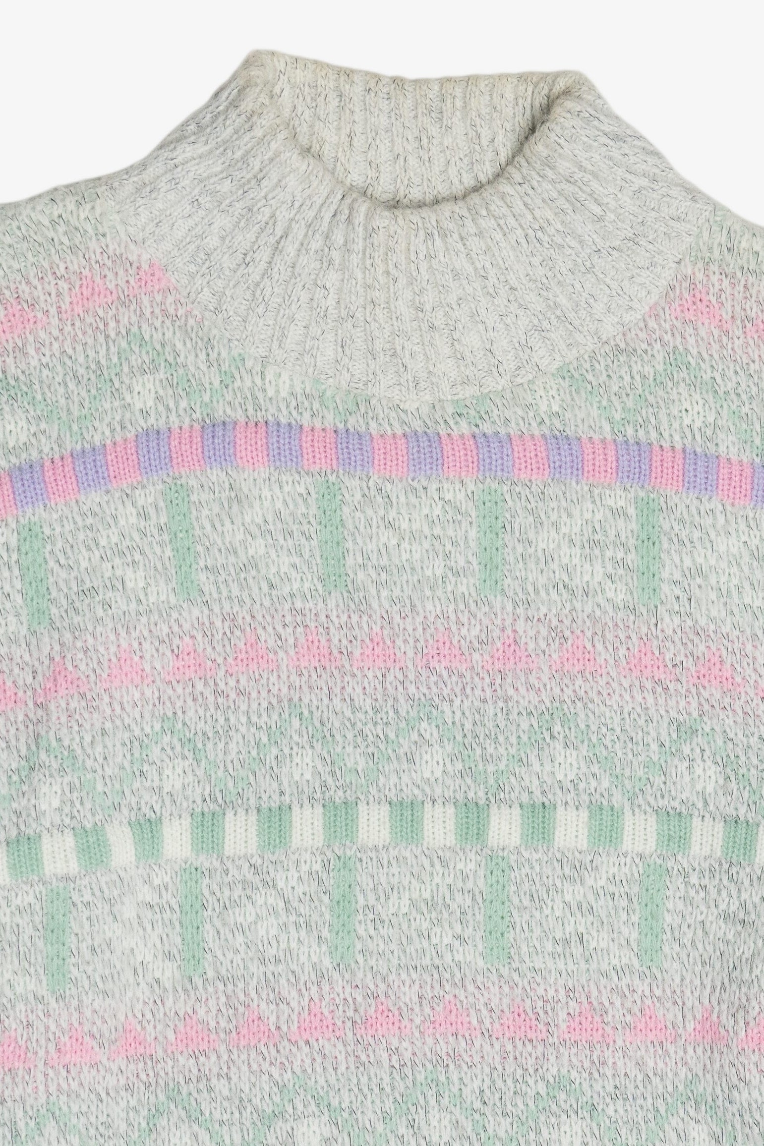 Vintage In Resource Pastel Turtleneck Sweater (1980s)
