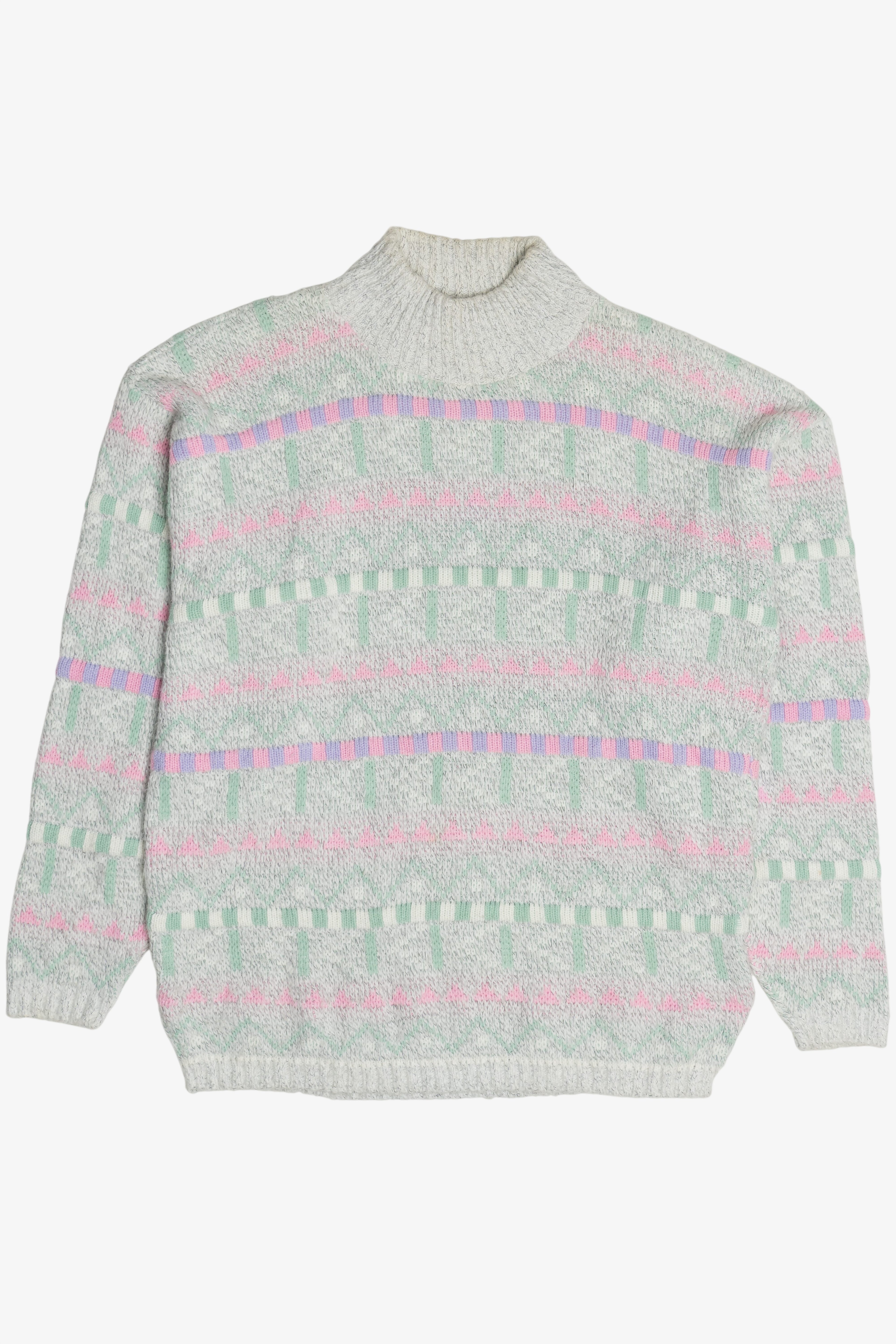Vintage In Resource Pastel Turtleneck Sweater (1980s)