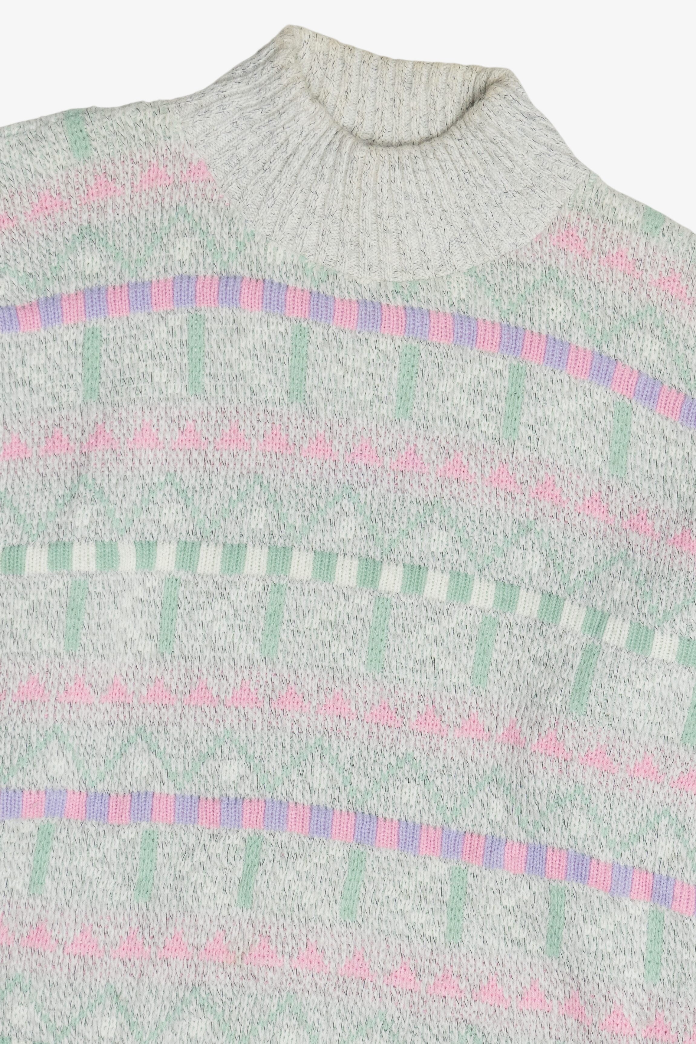 Vintage In Resource Pastel Turtleneck Sweater (1980s)