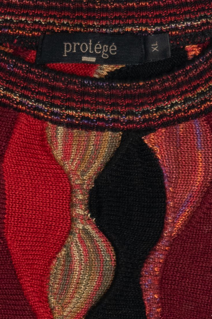 Vintage Protege Vertical Scallop Sweater (1990s)