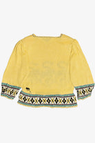 Vintage Cats And Mouse Puff Sleeve Graphic Sweater (1980s)