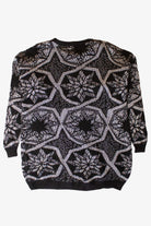 Vintage Gray Stars Sweater (1980s)