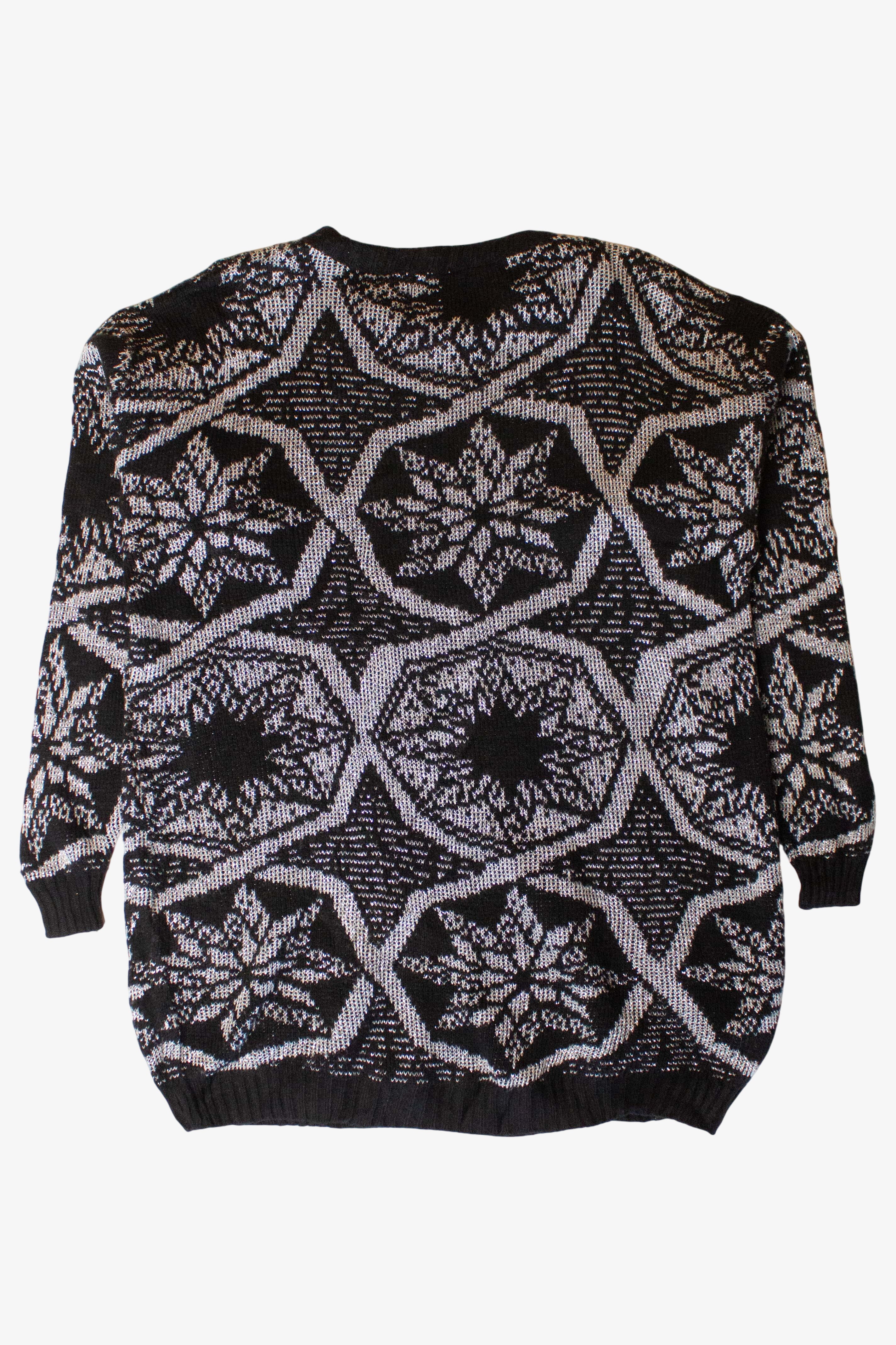 Vintage Gray Stars Sweater (1980s)