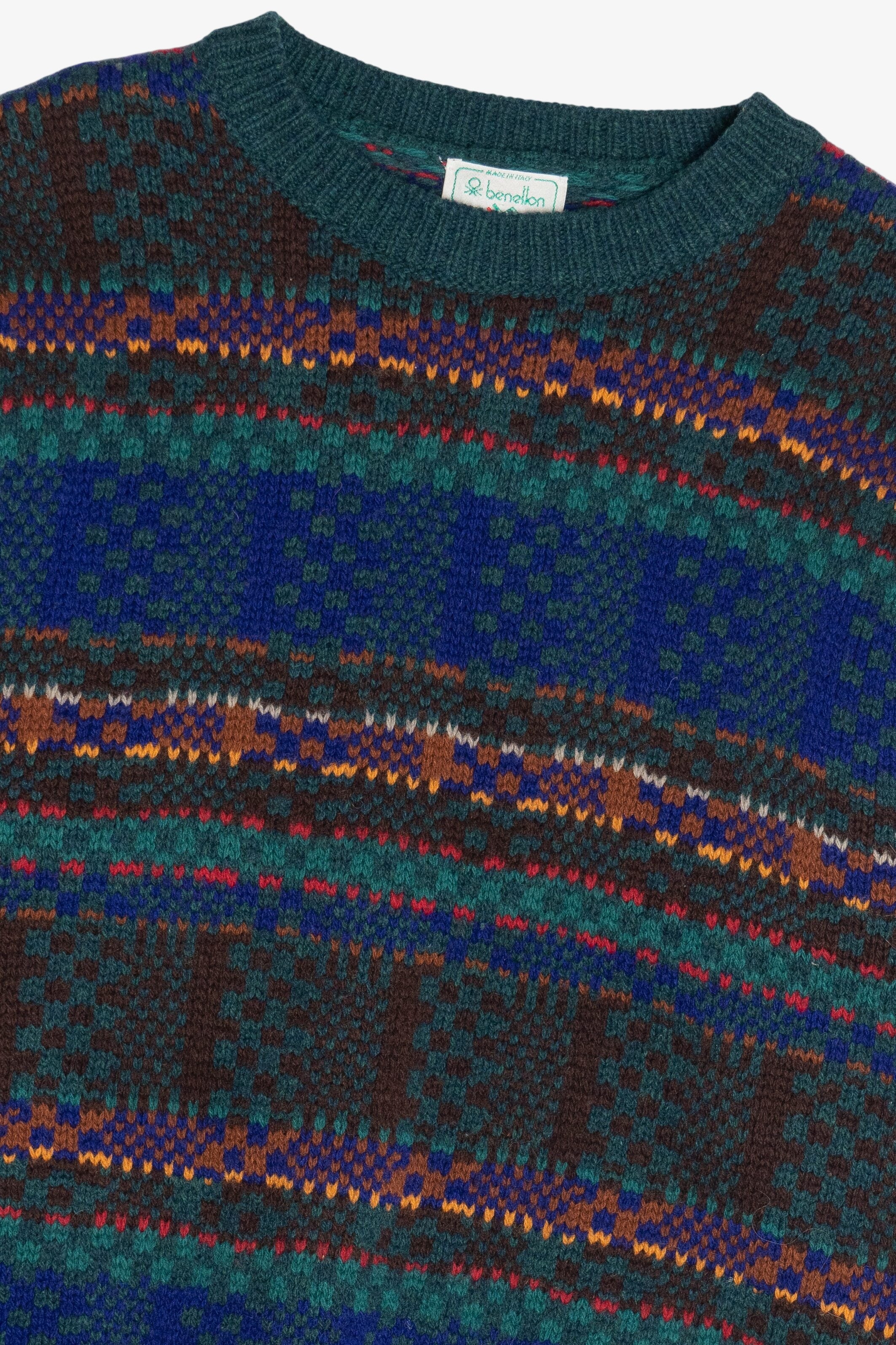 Vintage United Colors of Benetton Graphic Sweater (1980s)