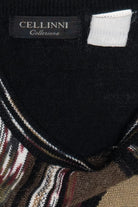 Vintage Cellini Scallop Stripe Knit Sweater (1980s)
