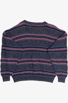 Vintage Crossings Striped Chunky Knit Sweater (1980s)