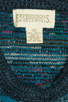 Vintage Expressions Worldwide Graphic Sweater (1980s)