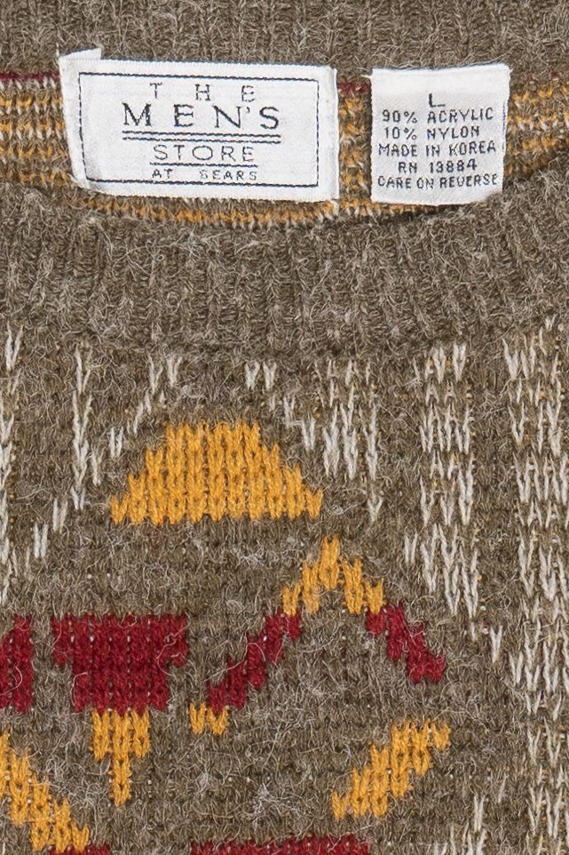 Vintage The Men's Store Sears Graphic Sweater (1980s)