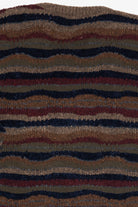 Vintage Northern Isles Wavy Horizontal Striped Sweater (1990s)
