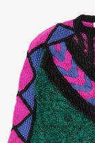 Vintage Green And Pink Novo Graphic Sweater (1980s)