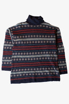 Vintage Striped Turtleneck Esprit Sweater (1990s)