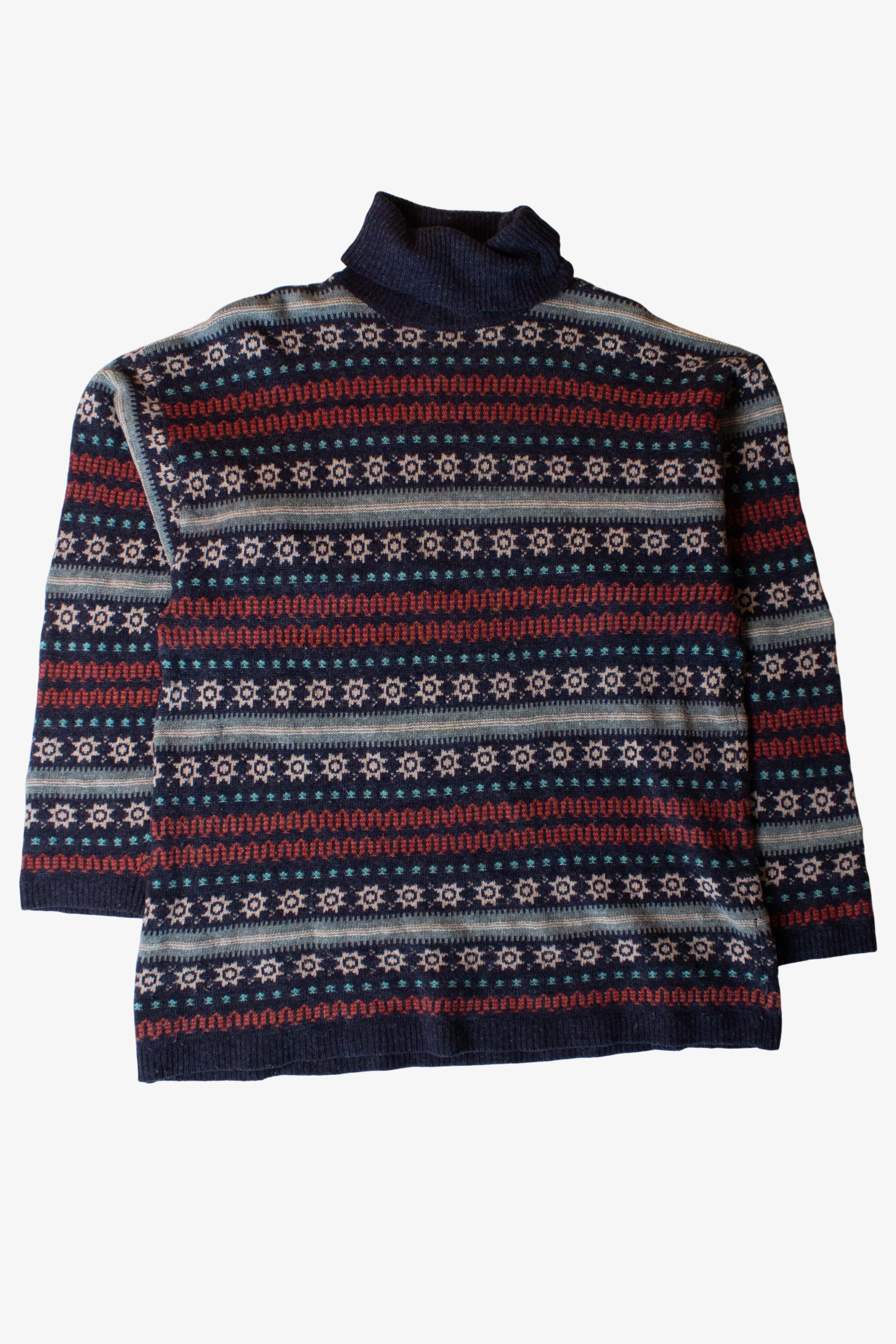 Vintage Striped Turtleneck Esprit Sweater (1990s)