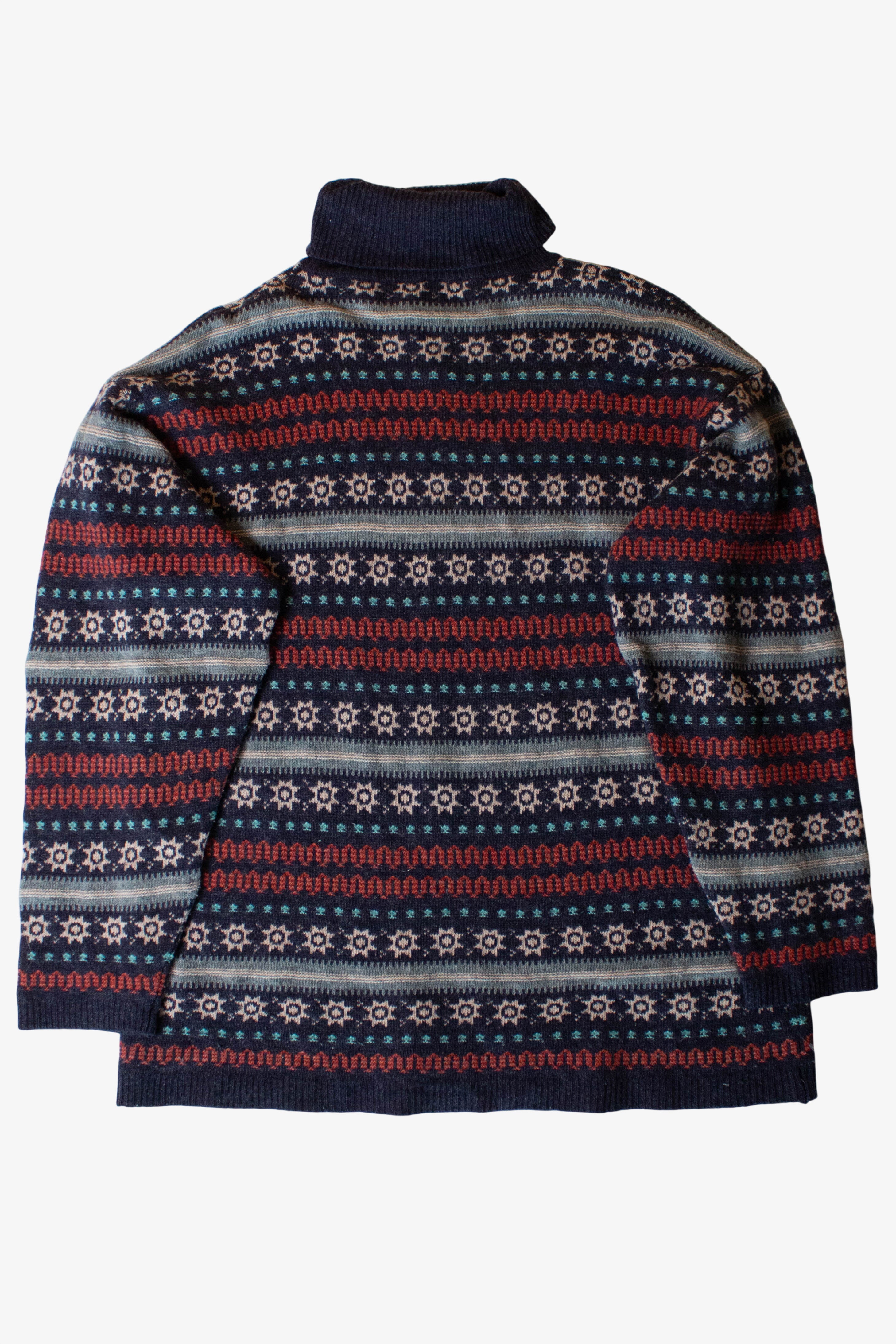 Vintage Striped Turtleneck Esprit Sweater (1990s)