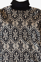Vintage Eddie Bauer Snowflake Turtleneck Sweater (1990s)