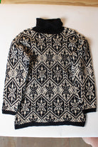 Vintage Eddie Bauer Snowflake Turtleneck Sweater (1990s)