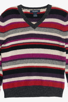 Vintage The Limited Striped V-Neck Wool Sweater (2000s)