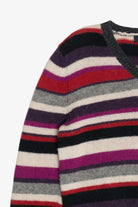 Vintage The Limited Striped V-Neck Wool Sweater (2000s)